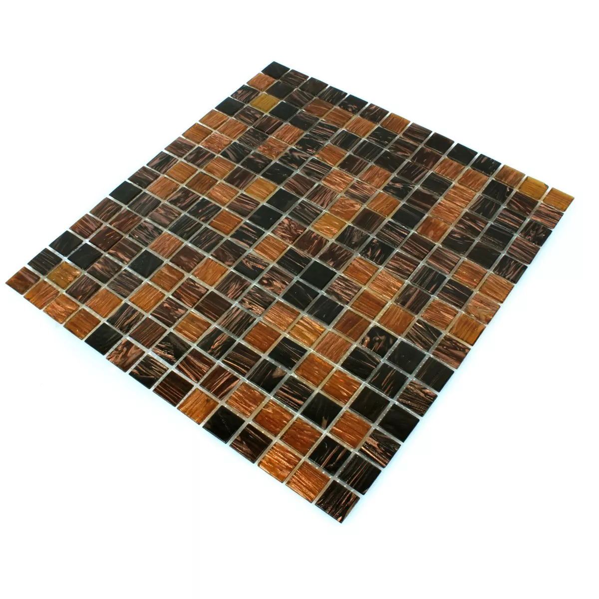 Stakleni Mozaik Pločice Goldstar Smeđa Mix