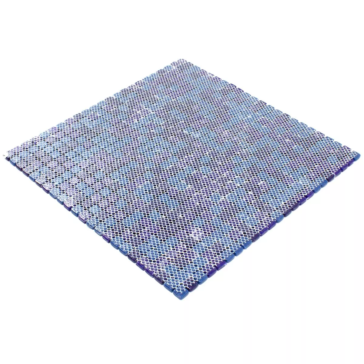 Mosaico De Vidro Azulejos Delight Azul Mix