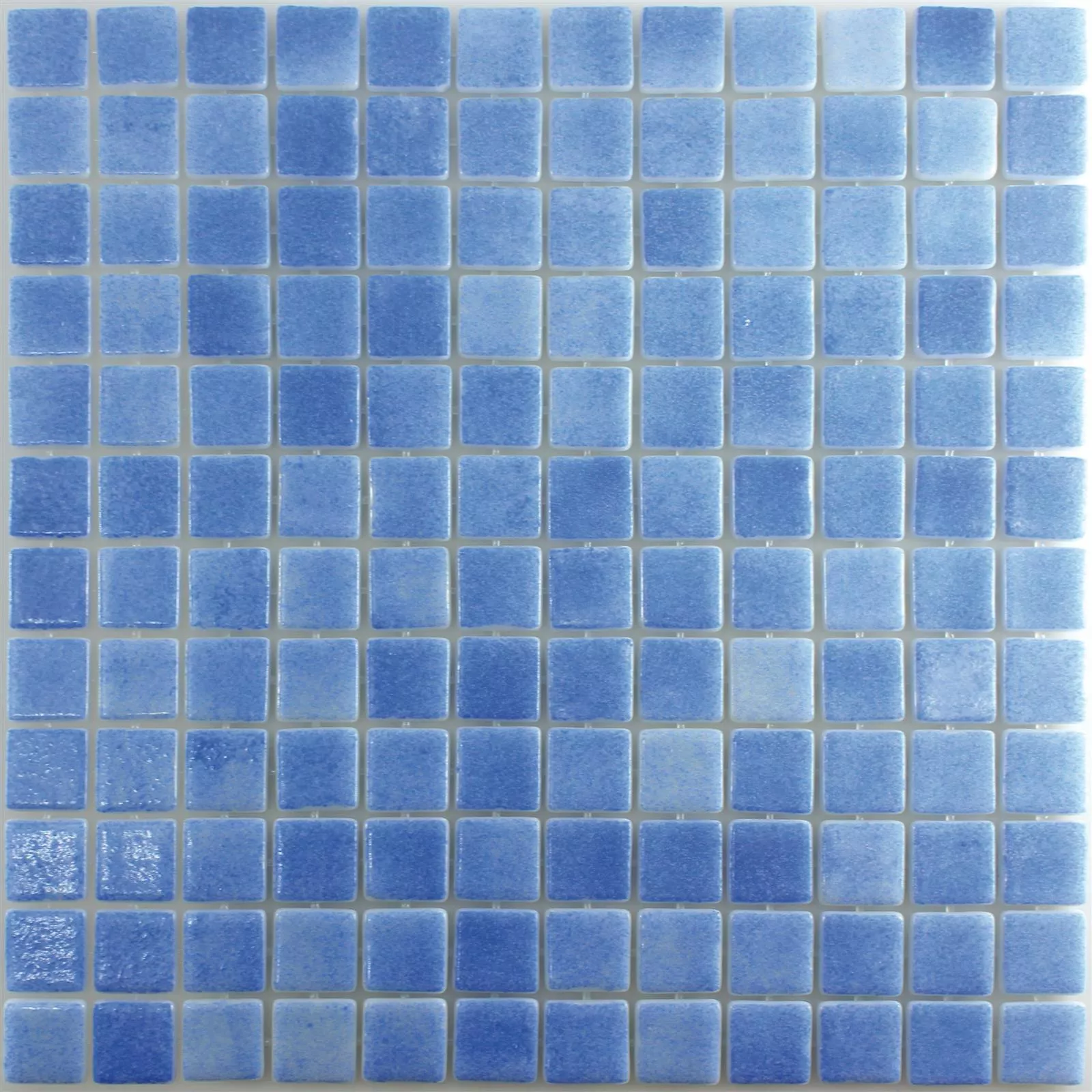 Verre Piscine Mosaïque Lagune R11C Bleu Ciel