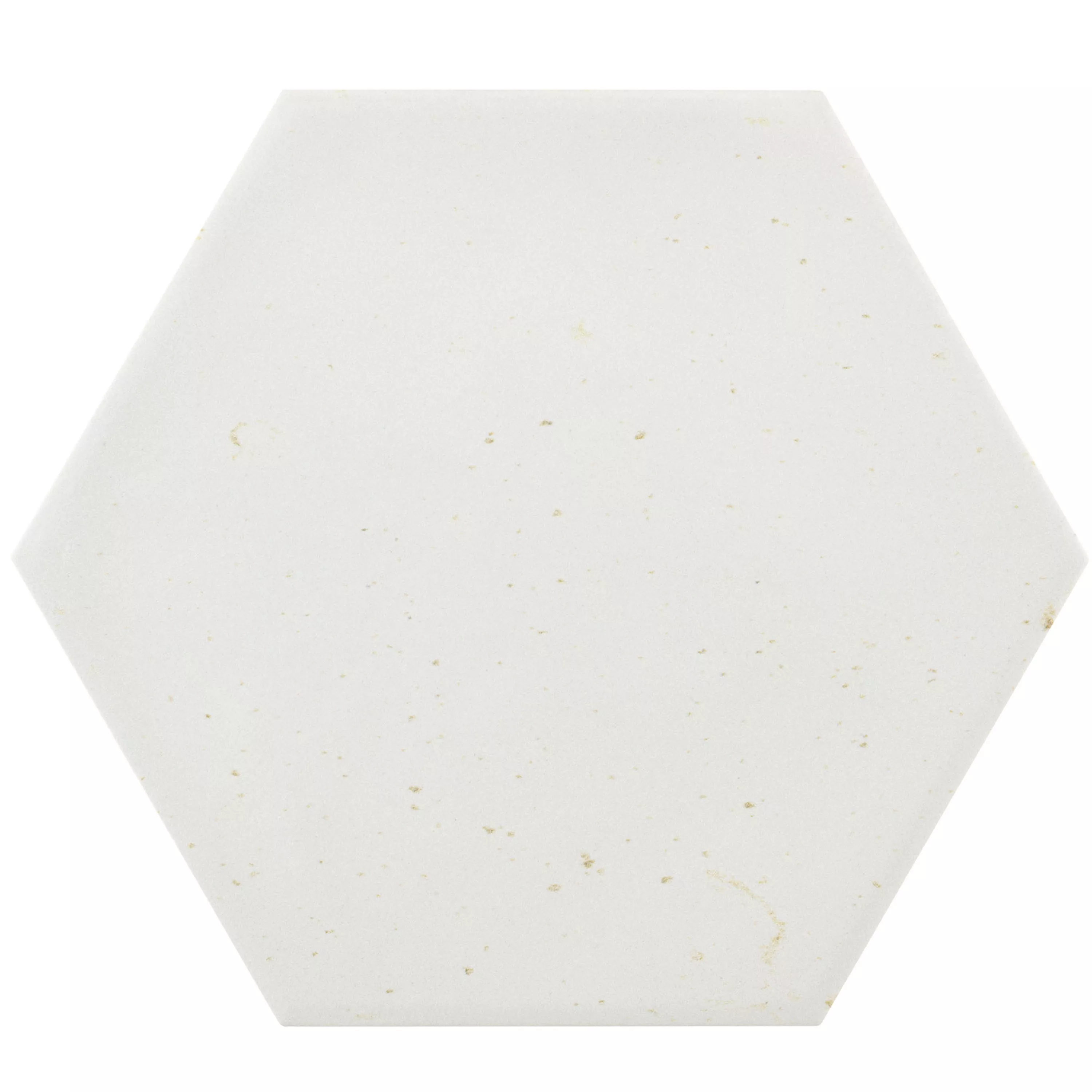 Échantillon Carrelage Sol Et Mur Arosa Mat Hexagone Blanc 17,3x15cm