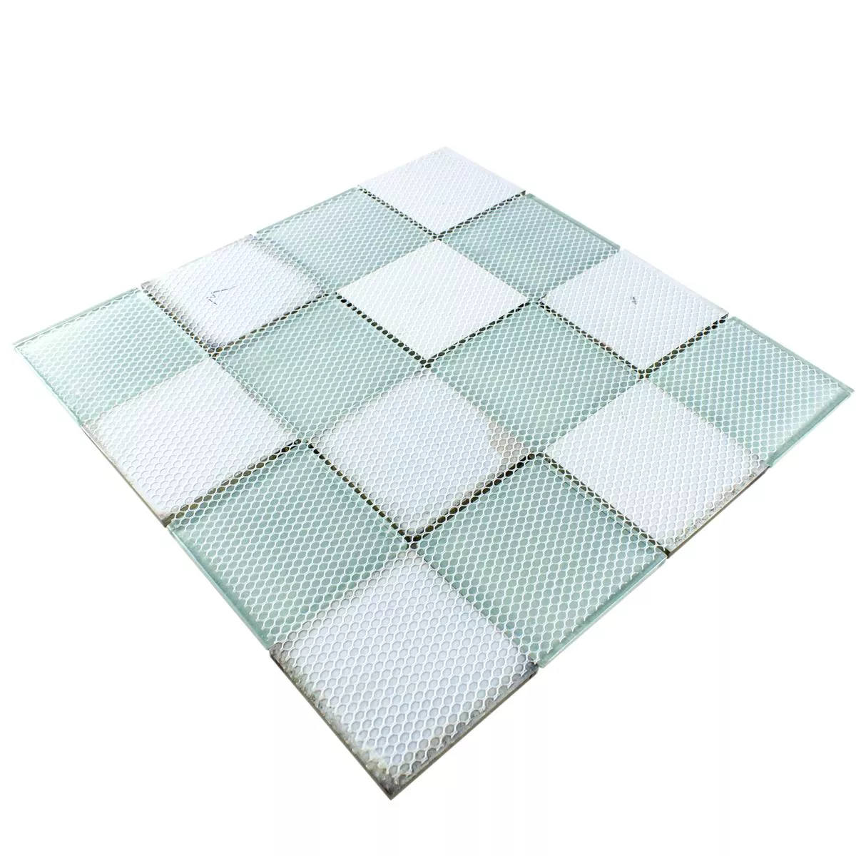 Mosaico De Vidro Azulejos Aparência de Cimento Granada Cinza Claro