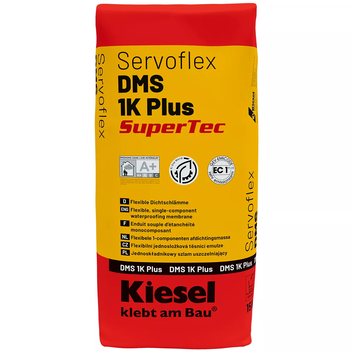 Flexibel tätningsslam Kiesel Servoflex DMS 1K Plus