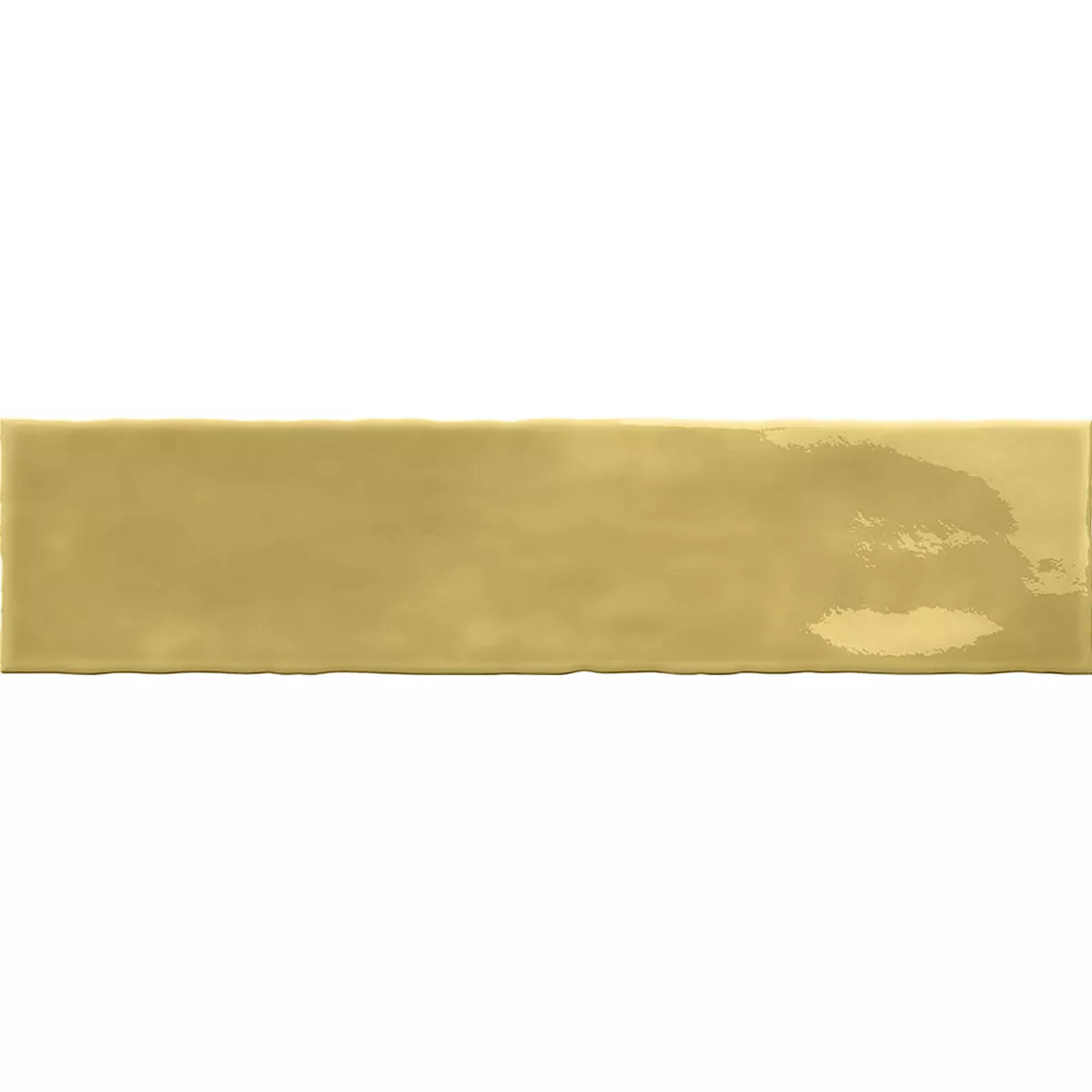 Wandfliesen Lugo Gewellt Gelb 7,5x30cm