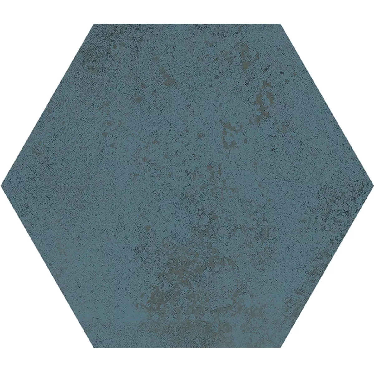 Porcelain Stoneware Swimming Pool Tiles Palencia Cyan Hexagon