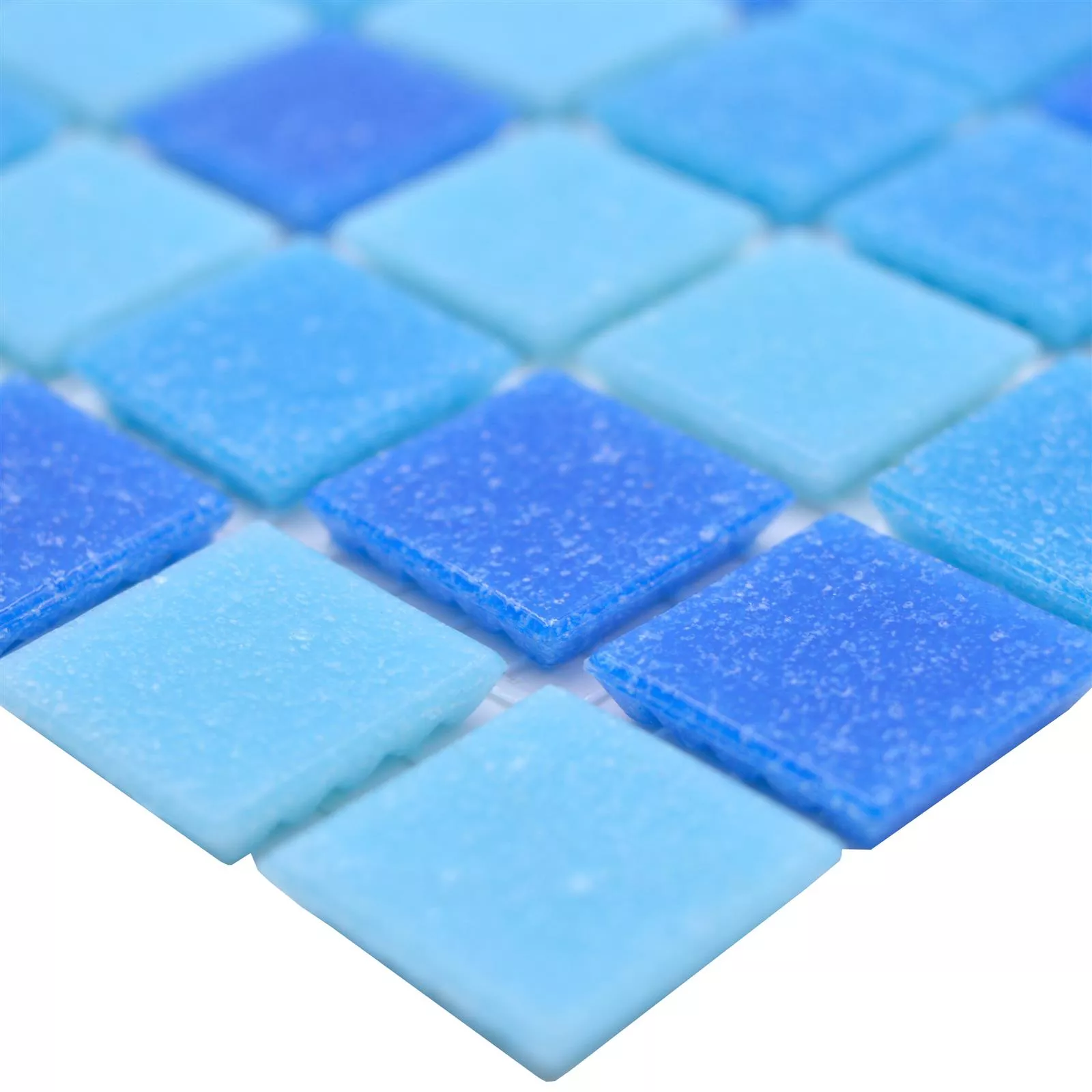 Sample Swimming Pool Mosaic North Sea Blue Cyan Mix
