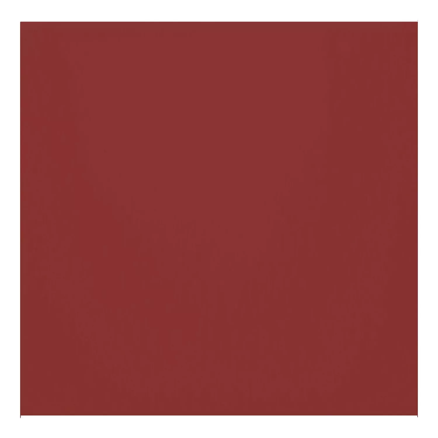 Metro tile Red Mat 10x10 cm Without Facet Freyburg Burdeos