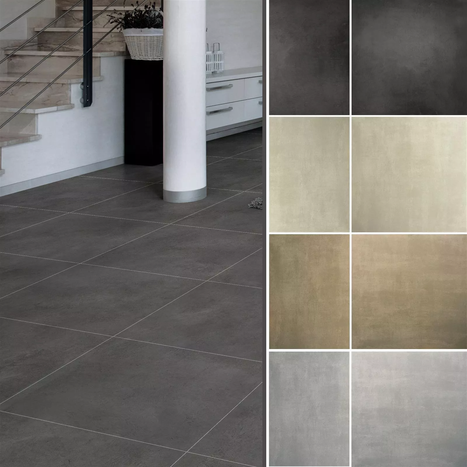 Sample Floor Tiles Beton Optic Noorvik