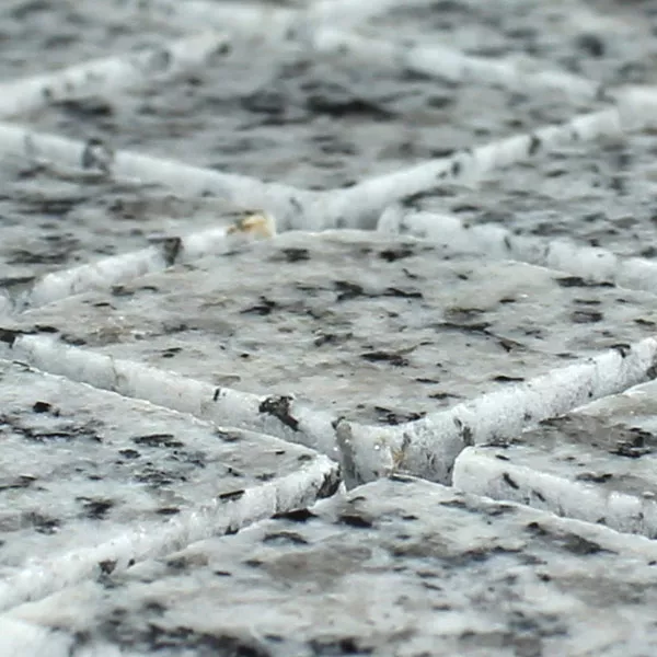 Muster von Mosaikfliesen Granit  Kashmir Weiss