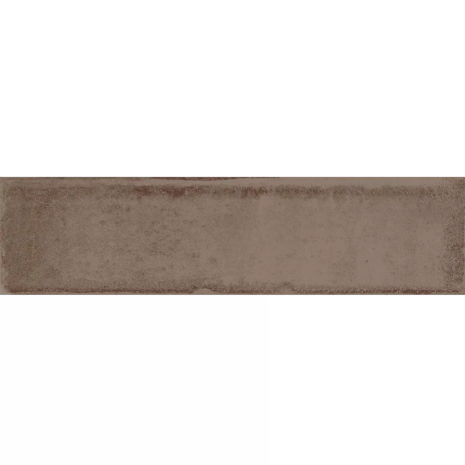 Wall Tiles Maestro Waved Glossy Brown 7,5x30cm