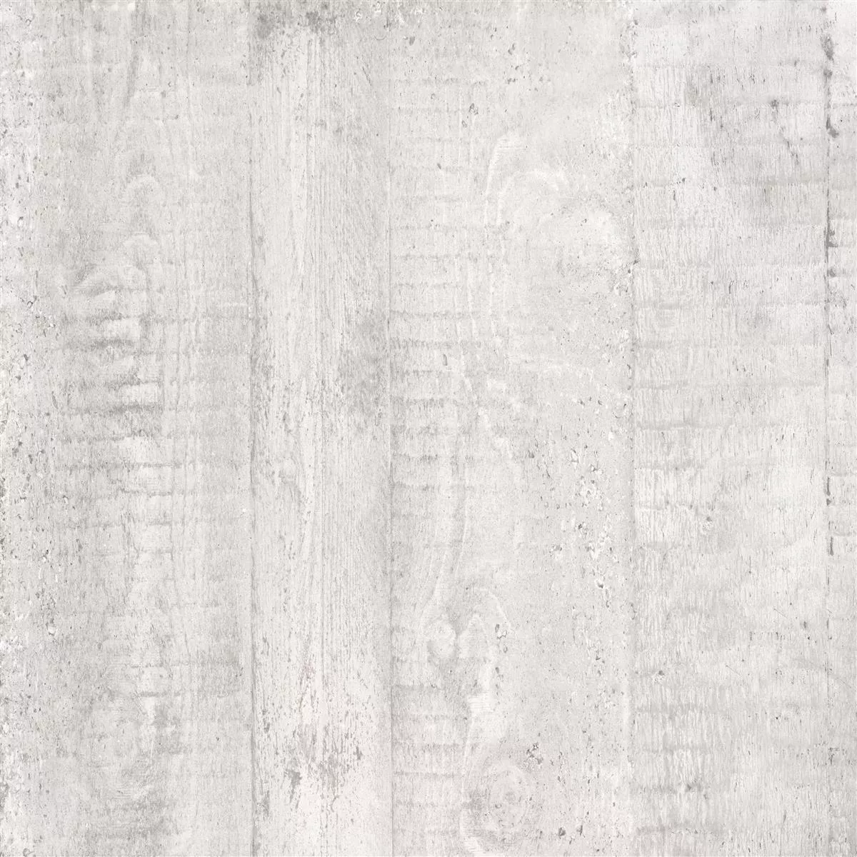 Bodenfliesen Gorki Holzoptik 60x60cm Glasiert Weiß