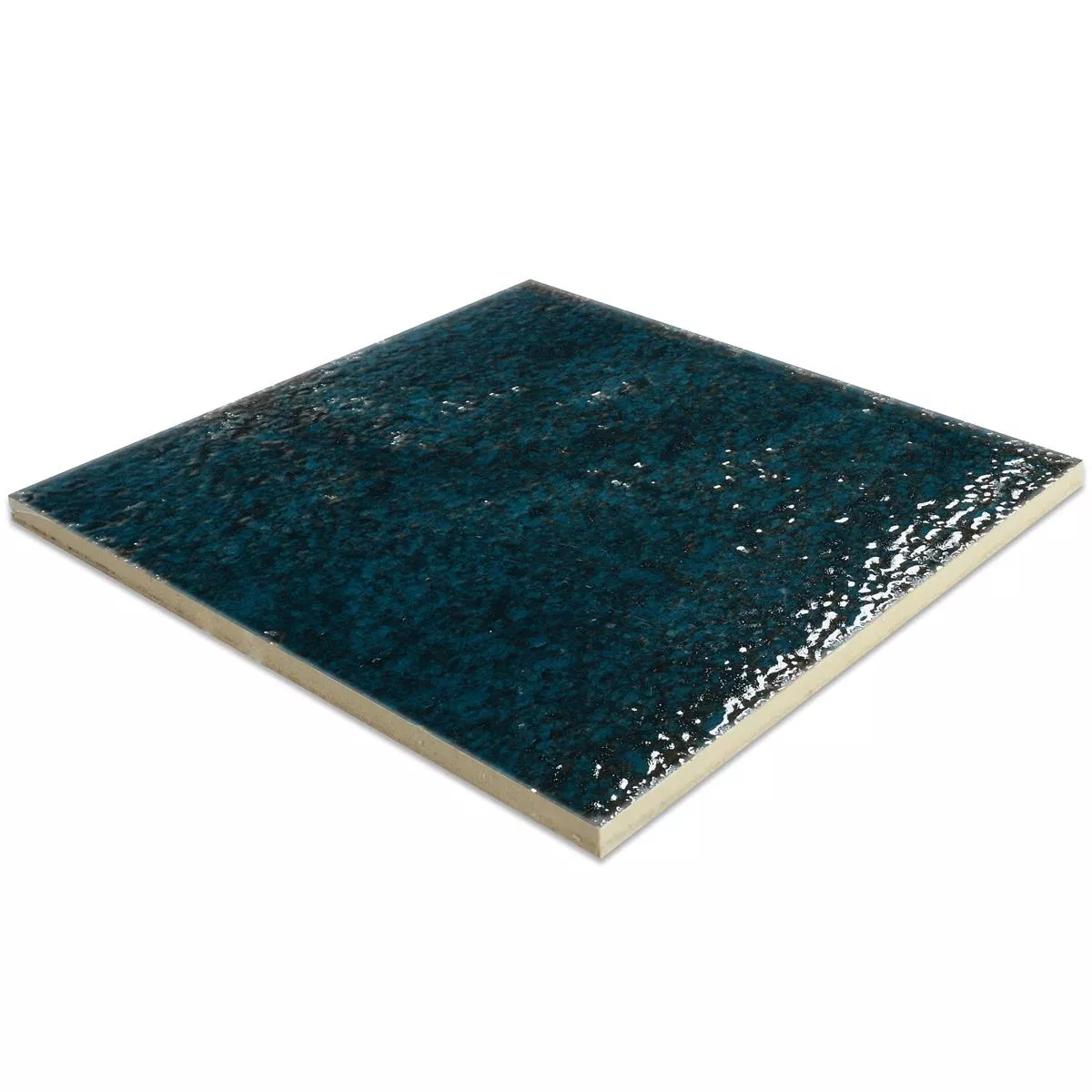 Wall Tiles Lara Glossy Waved 15x15cm Blue