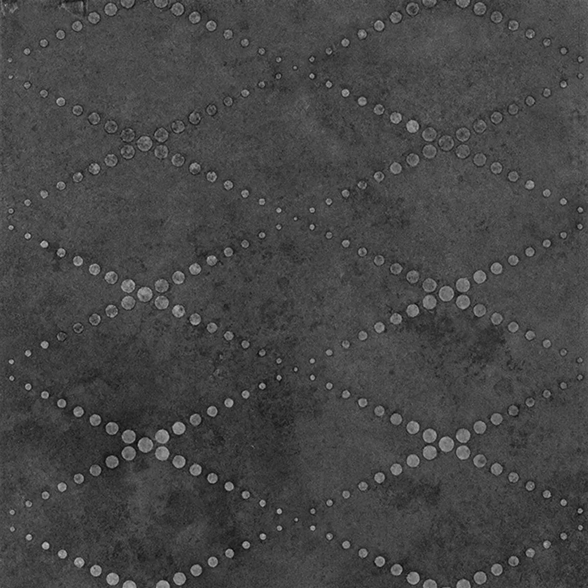 Floor Tiles Chicago Metal Optic Anthracite R9 - 18,5x18,5cm Pattern 2 Floor Tiles Chicago Metal Optic Anthracite R9 - 18,5x18,5cm Pattern 2