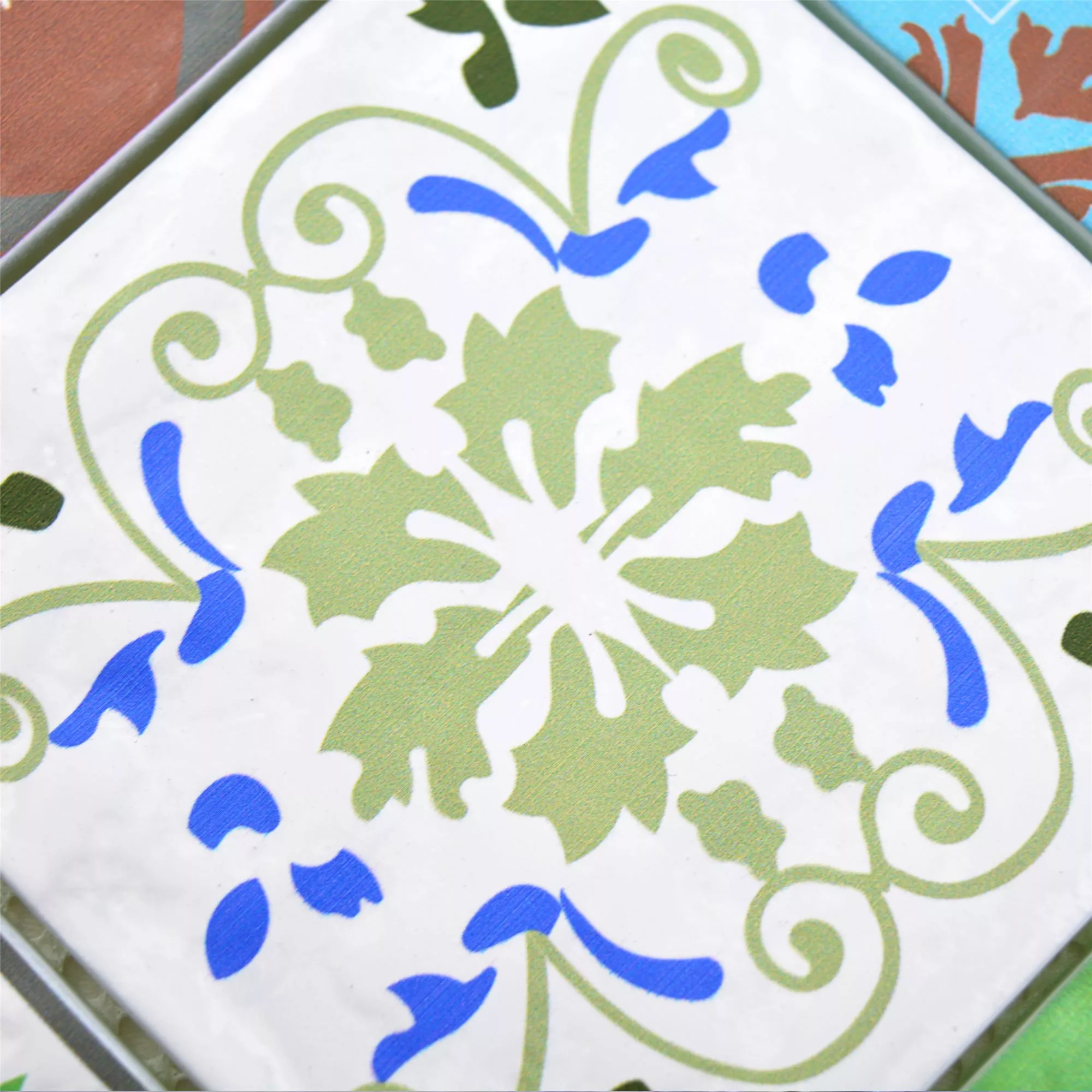 Vzorek Skleněná Mozaika Dlaždice Starlite Retro Pestrobarevná 