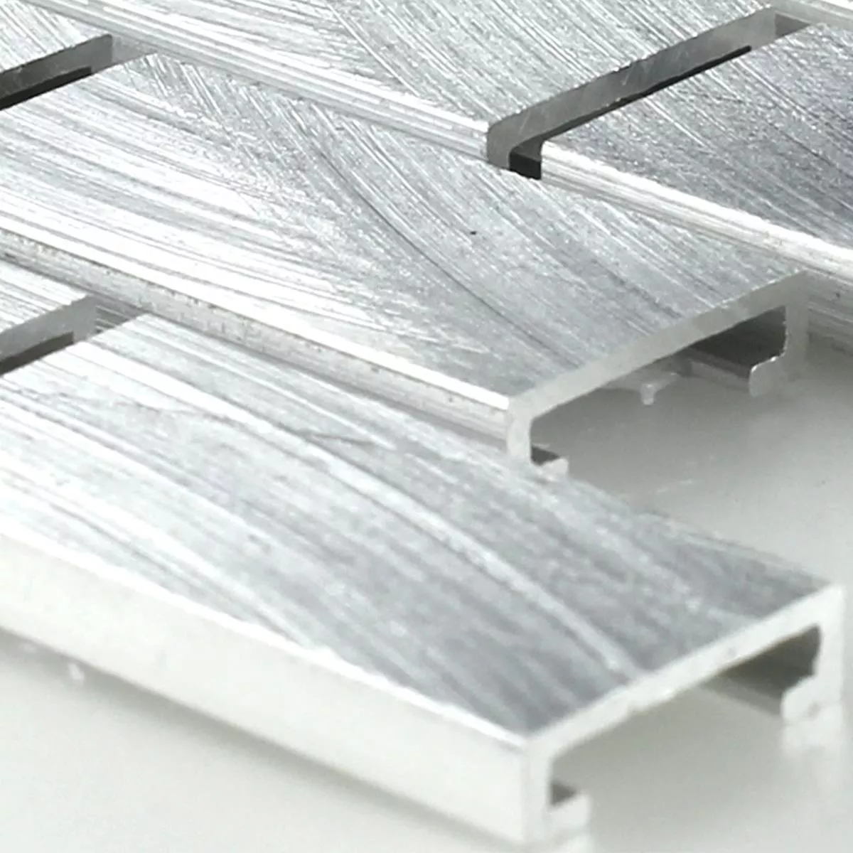 Model din Plăci De Mozaic Aluminiu Argint 