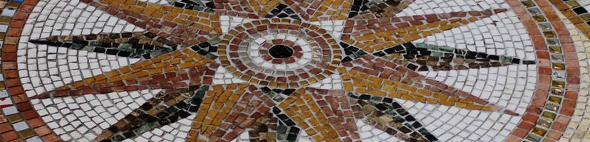 Mosaico Rosone Marmo