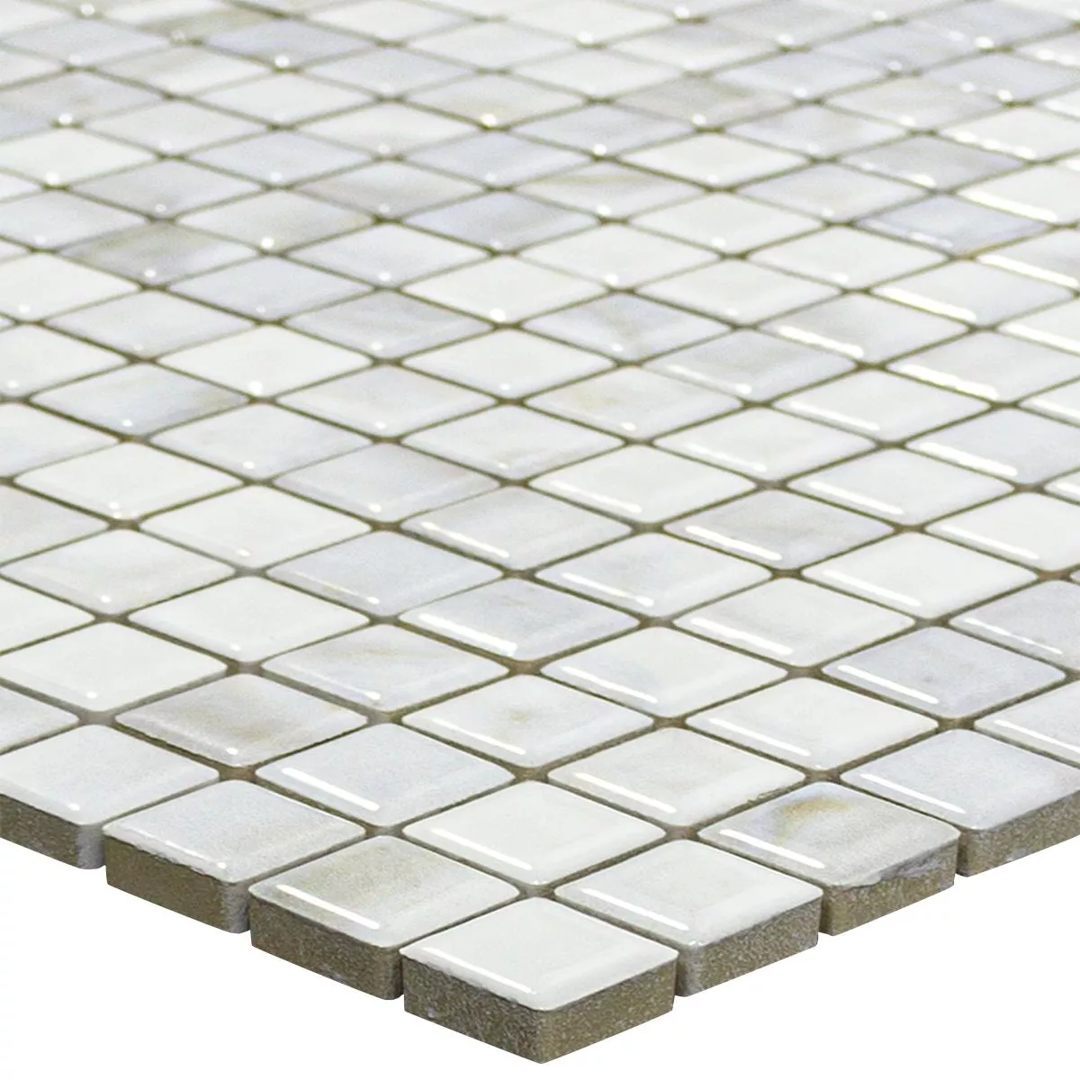 Ceramic Mosaic Tiles Elysium Marble Optic Blanc 12