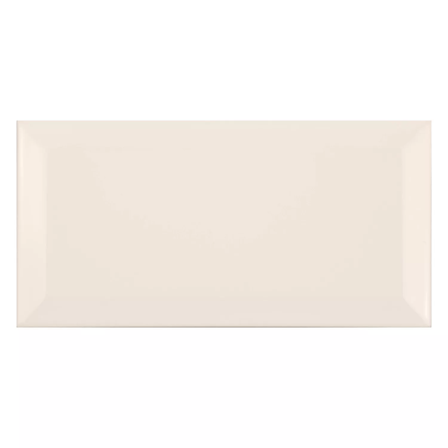 Metro tegel Beige Mat 10x20 cm Met Facet Jasper Marfil