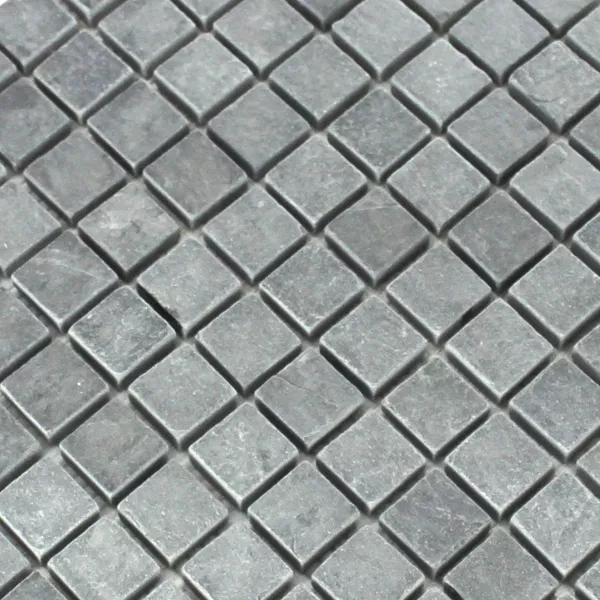 Mønster fra Mosaikkfliser Kvartsitt Naturstein Antrasitt