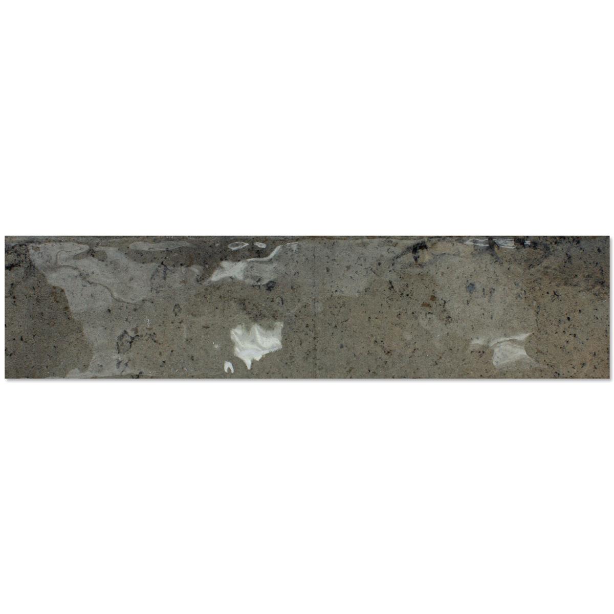 Wall Tiles Kiowa Glossy Waved 6x25cm Grey