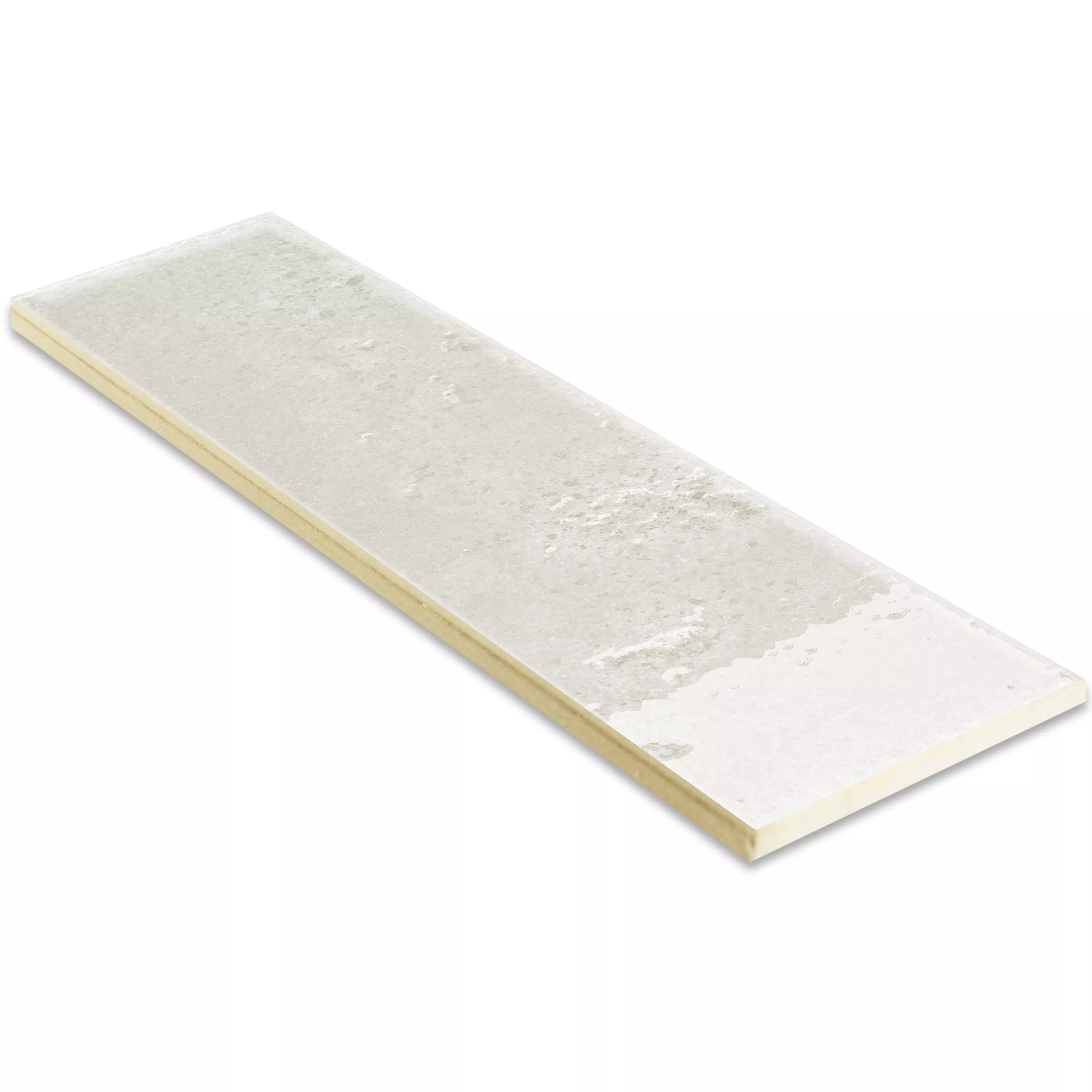 Campione Rivestimenti Lara Lucida Ondulato 10x30cm Bianco