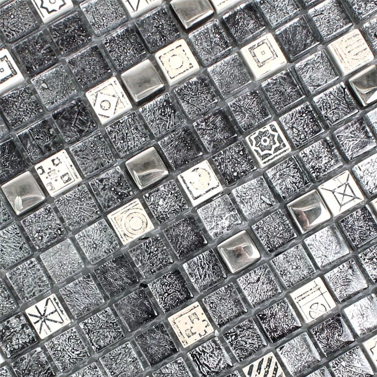 Mozaik Pločice Filippos Staklo Prirodni Kamen Mix