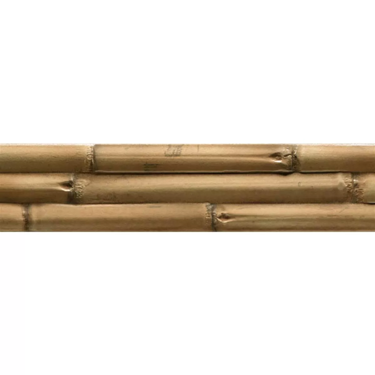 Wall Tiles Bamboo Sticks Beige Waved 10x50cm Wall Tiles Bamboo Sticks Beige Waved 10x50cm