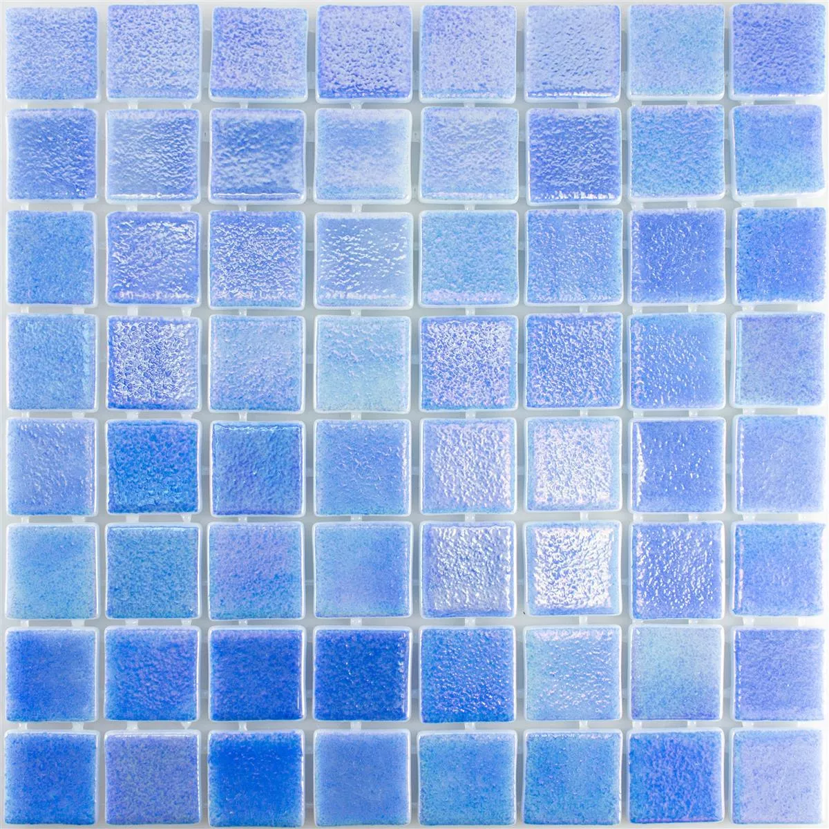 Padrão de Vidro Piscina Pool Mosaico McNeal Azul 38