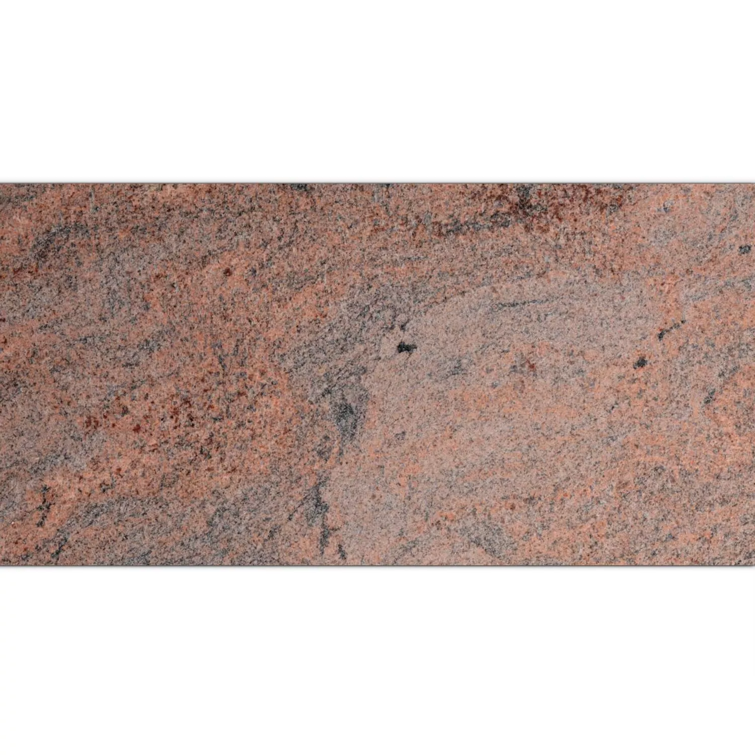 Ladrilhos De Pedra Natural Granito Multicolor Red Polido 30,5x61cm