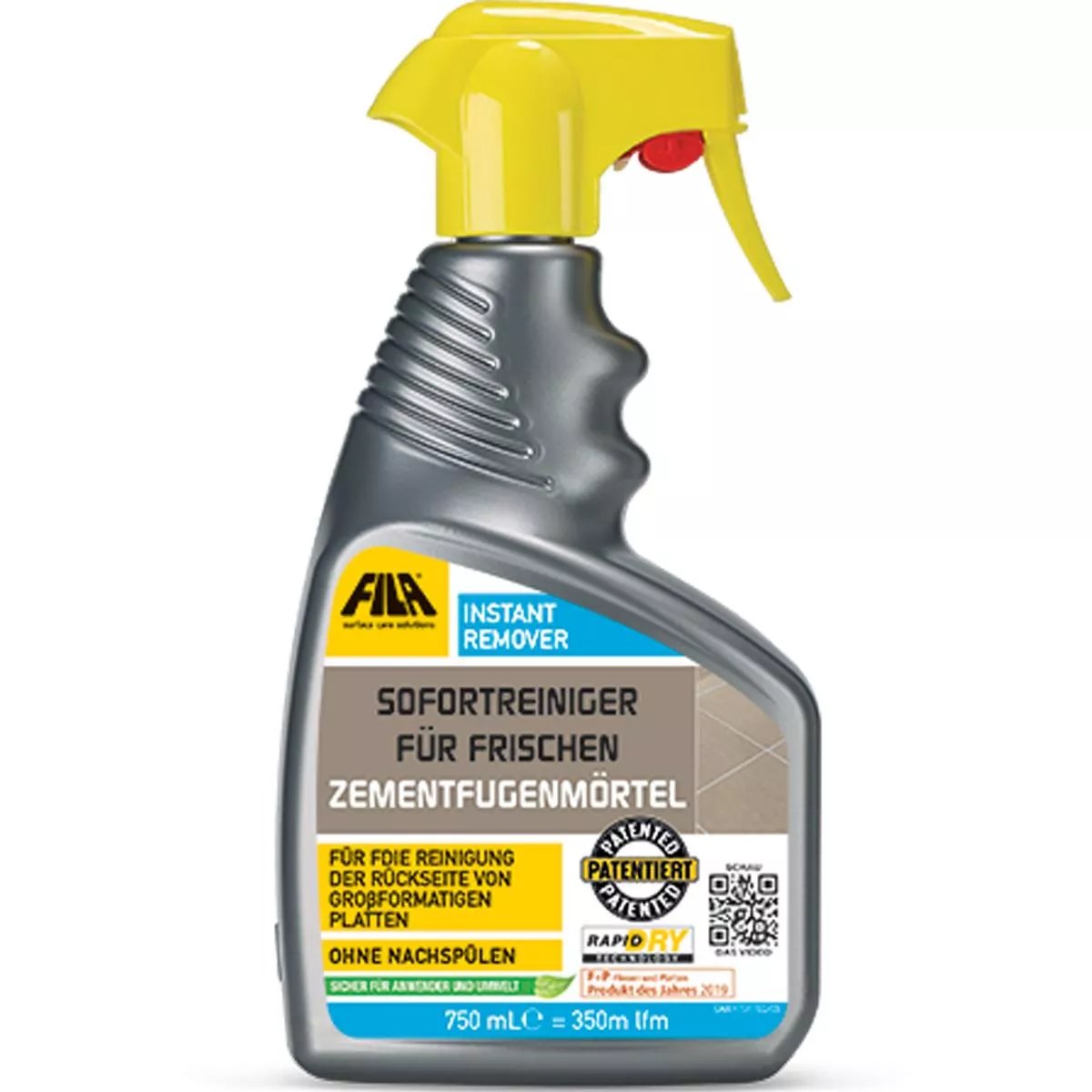 Fila INSTANT REMOVER rensemiddel for sementmørtel 750 ML Fila INSTANT REMOVER rensemiddel for sementmørtel 750 ML