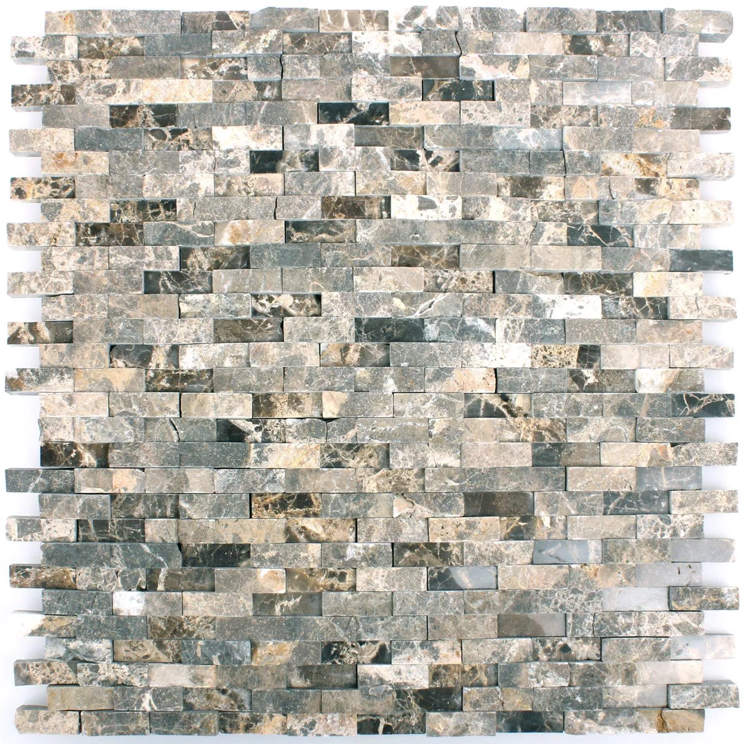 Plăci De Mozaic Marmură Sirocco Emperador 3D