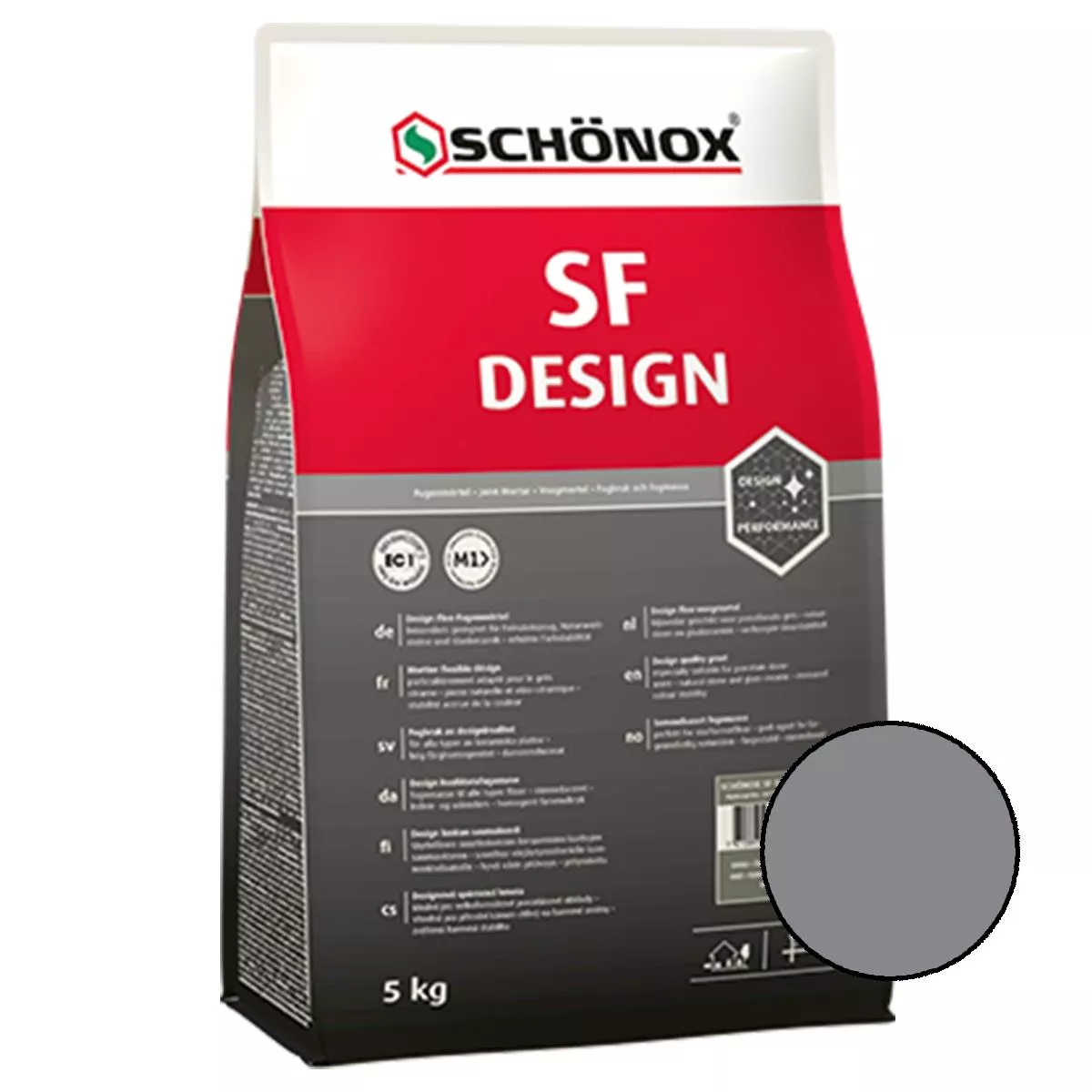 Fugemasse Schönox SF Design Platinegrå 5 kg Fugemasse Schönox SF Design Platinegrå 5 kg