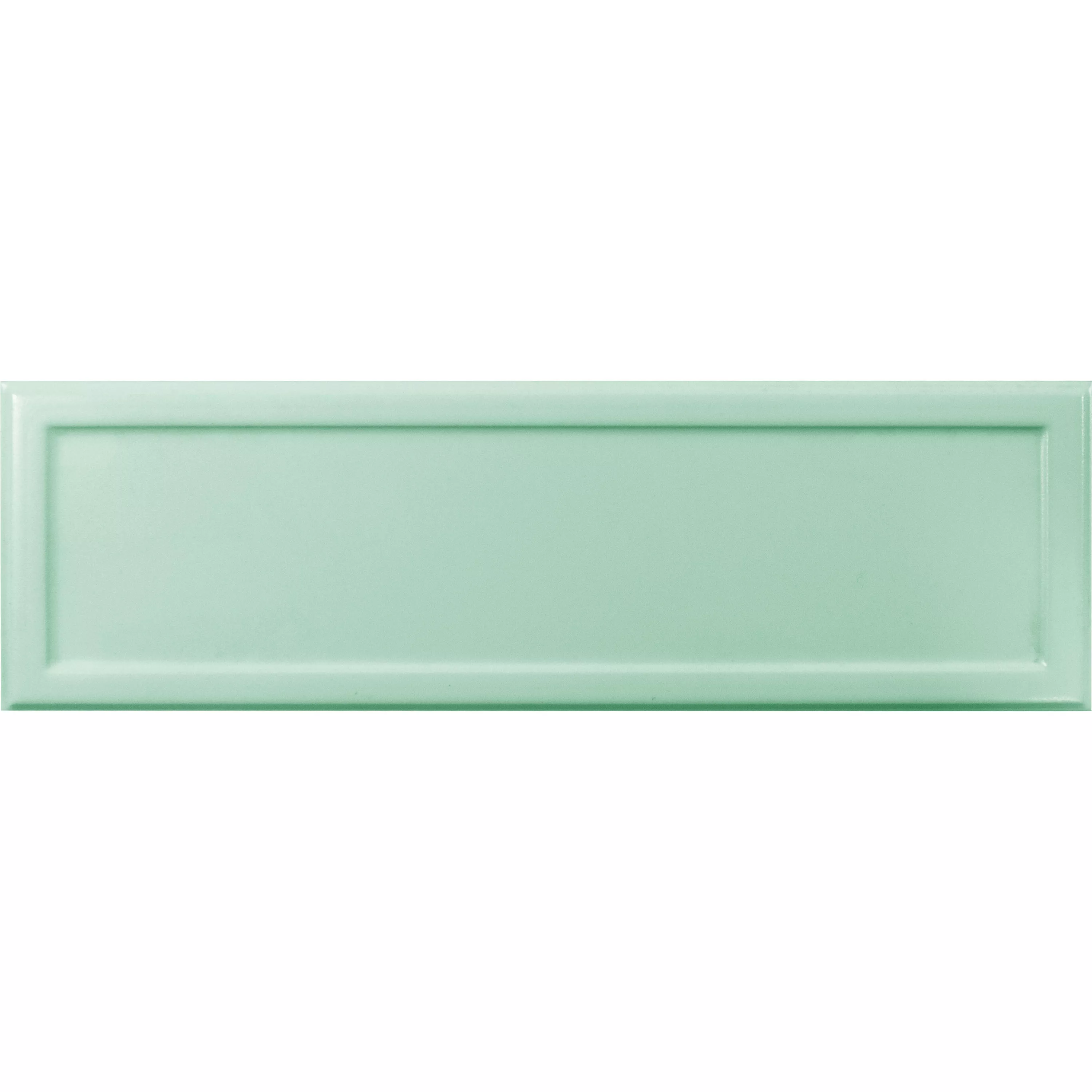 Metro Wall Tile Kennedy 10x30cm Green Metro Wall Tile Kennedy 10x30cm Green