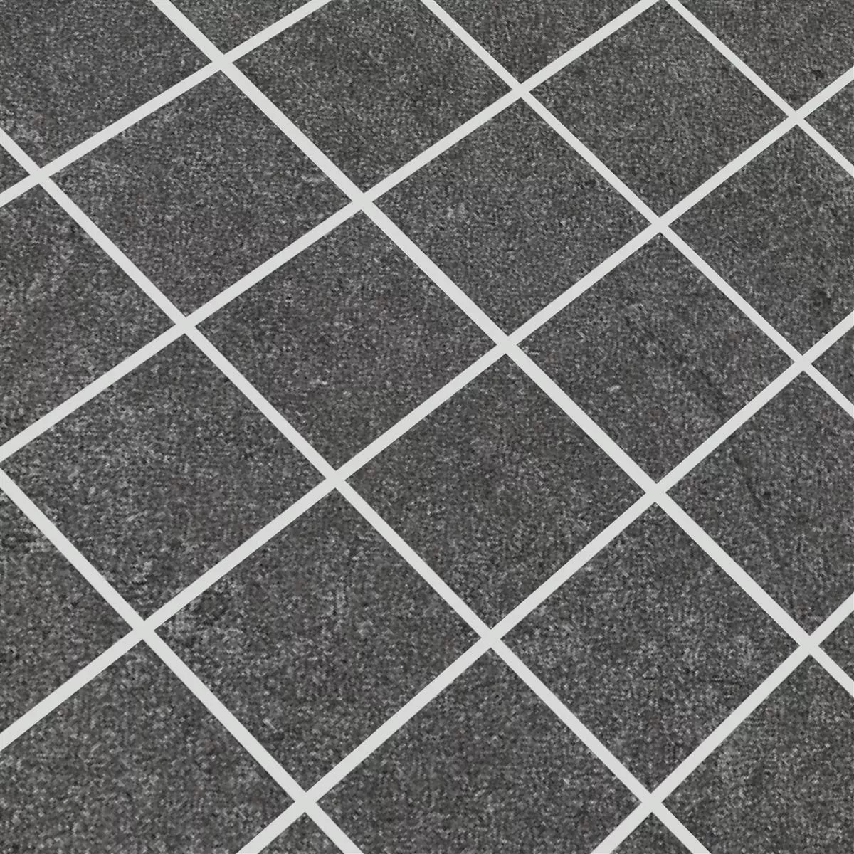 Tiglă De Mozaic Aspect de Ciment Nepal Slim Antracit