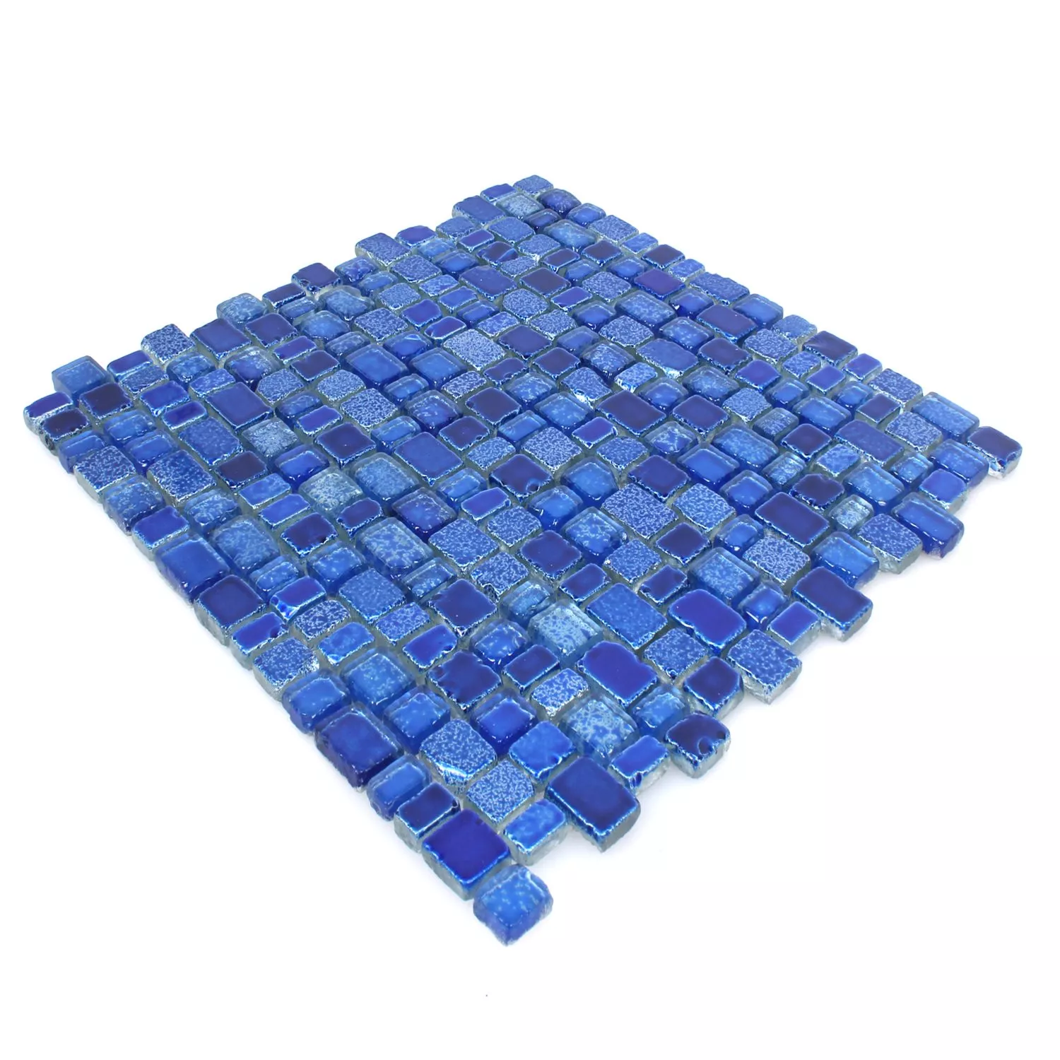Azulejo Mosaico Vidro Roxy Azul
