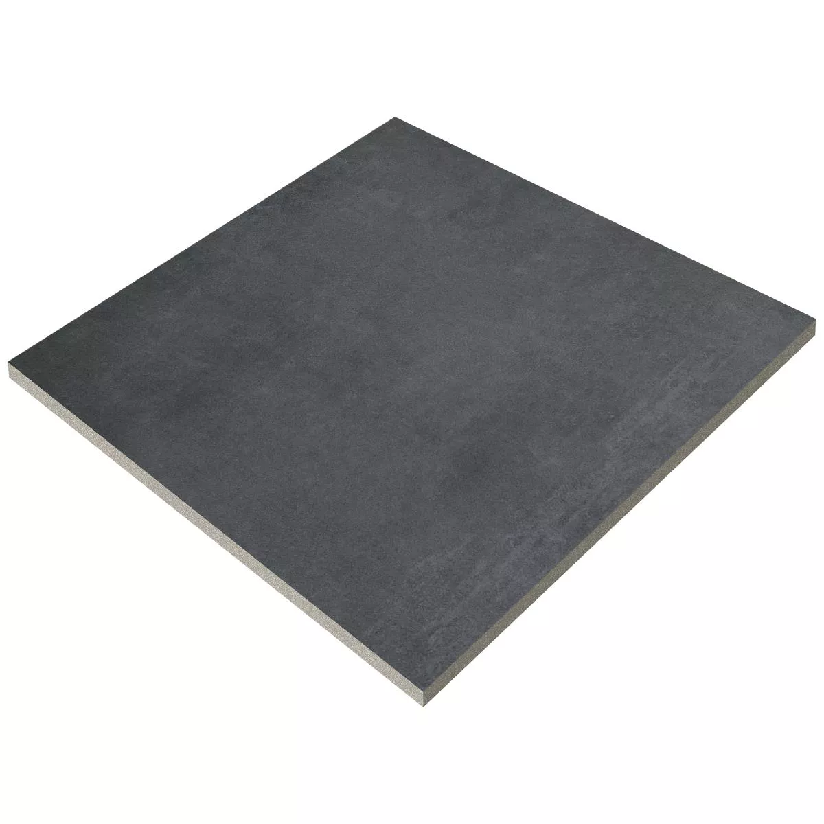 Dalles De Terrasse Grès Cérame Pleine Masse Herzford Anthracite 60x60x2cm