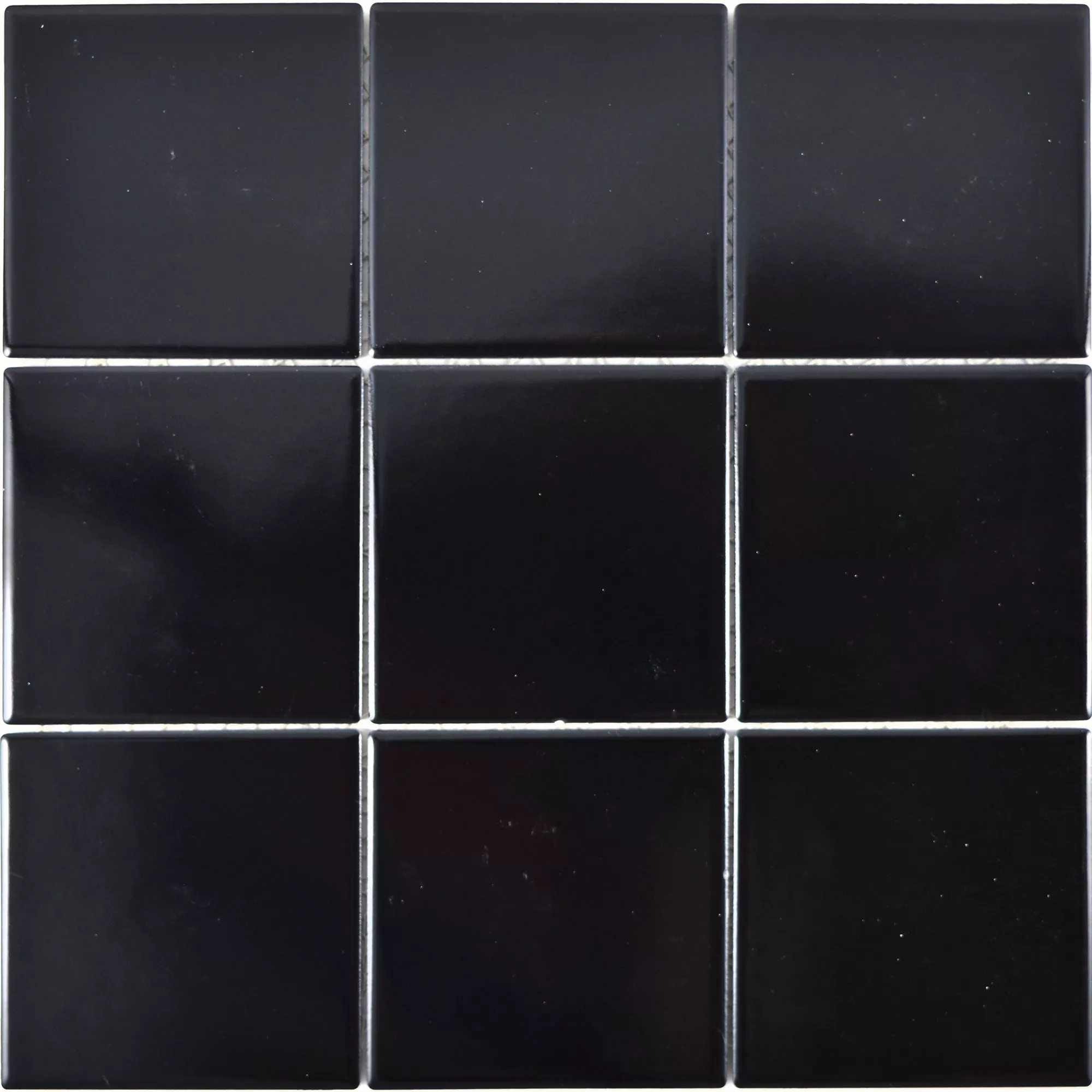 Kεραμικά Ψηφιδωτά Πλακάκια Adrian Μαύρος Παγωμένος Tετράγωνο 98