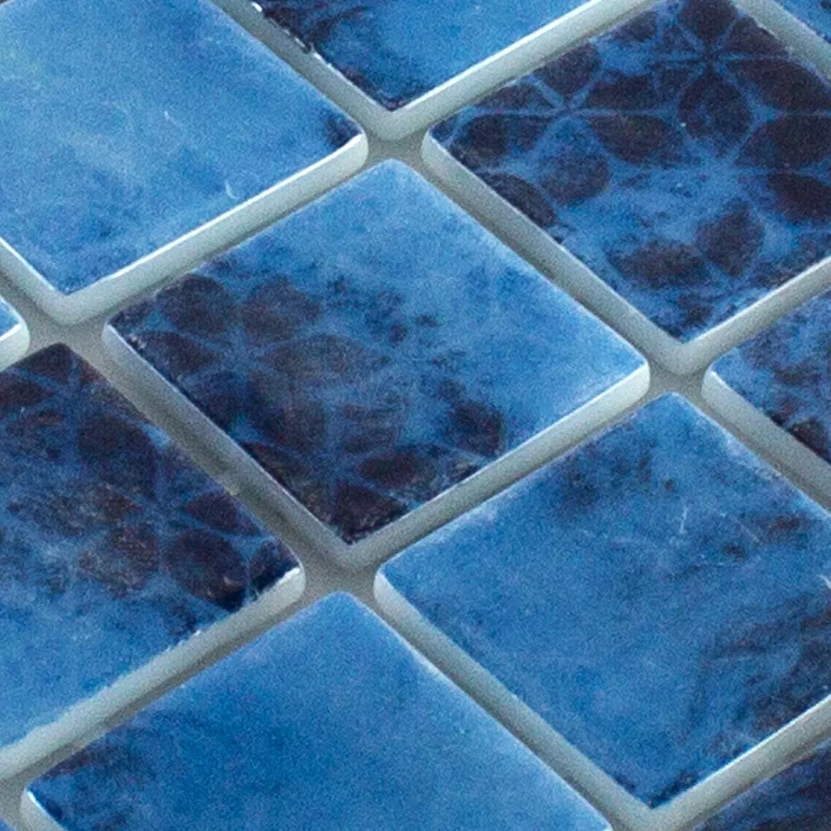 Model din Mozaic Din Sticlă Pentru Piscină Baltic Albastru