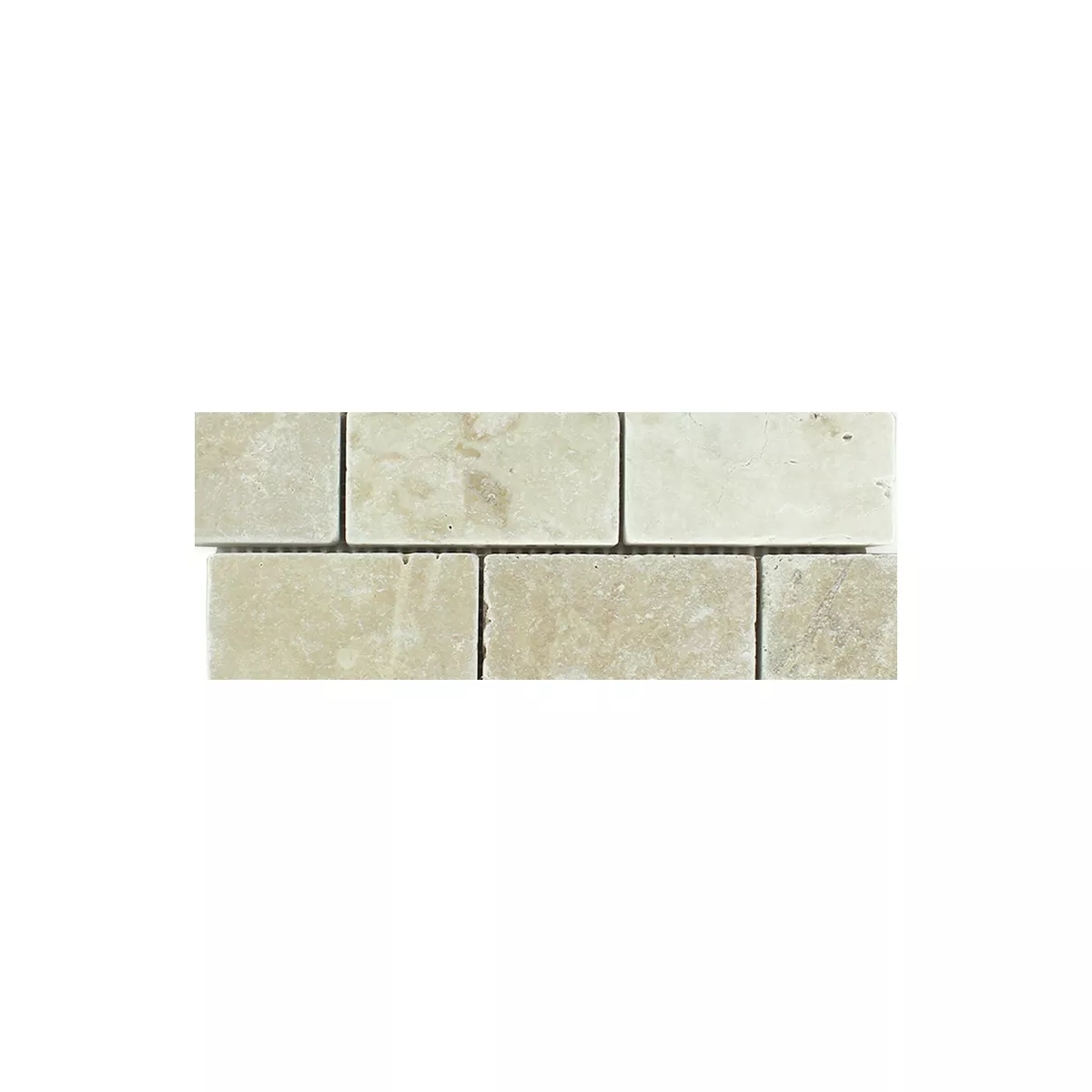 Uzorak Travertin Mozaik Pločice Bugio Chiaro Brick