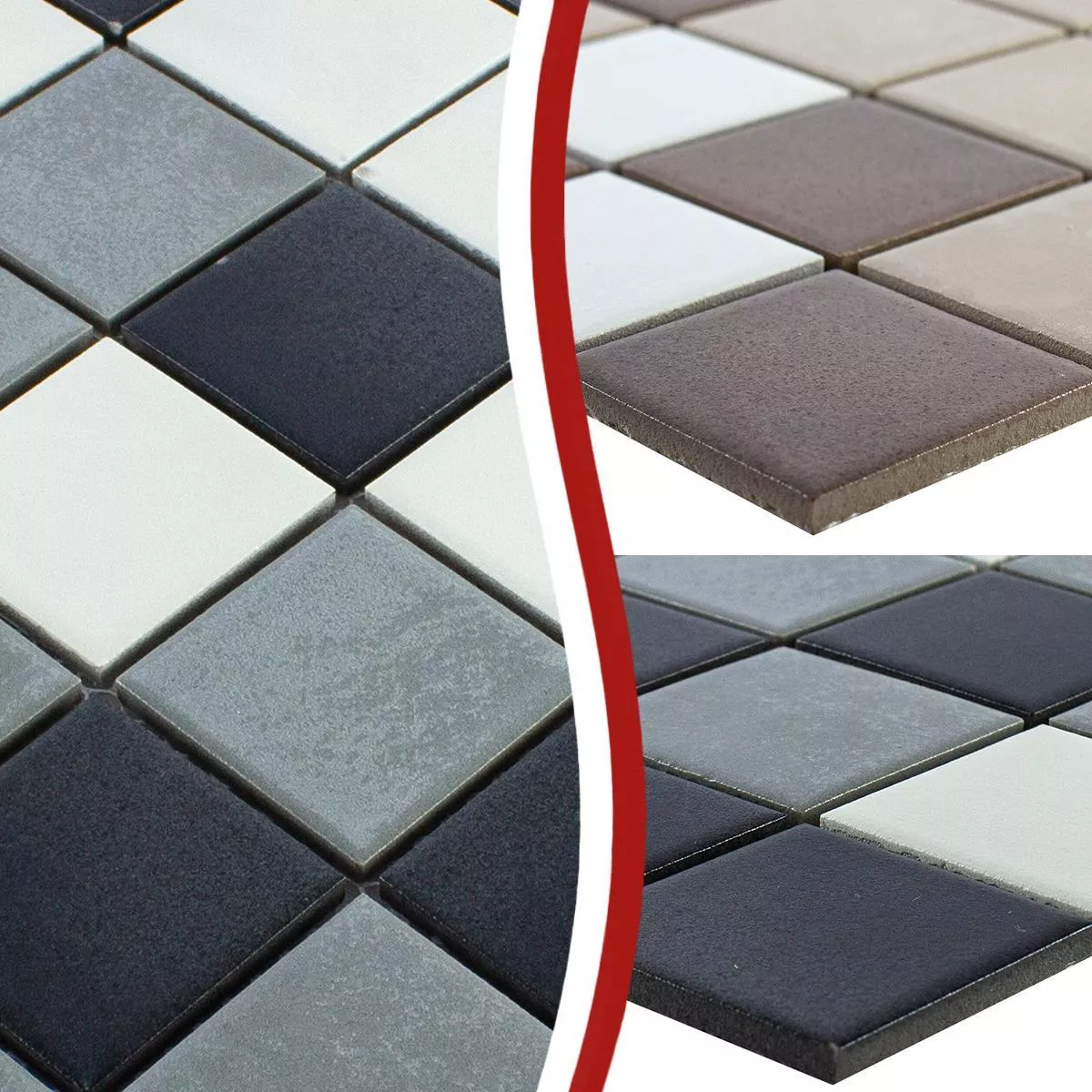 Sample Ceramic Mosaic Tiles Orion Non-Slip
