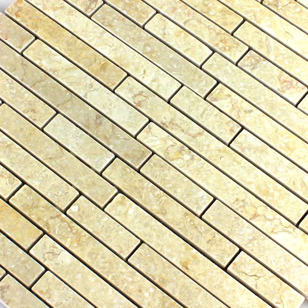 Mozaika Marmur Jasnobeżowy Polerowany