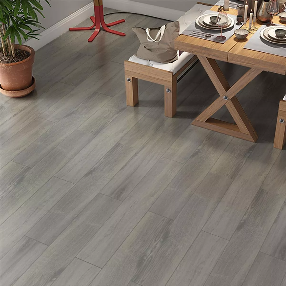 Sample Floor Tiles Wood Optic Fullwood Beige 20x120cm 