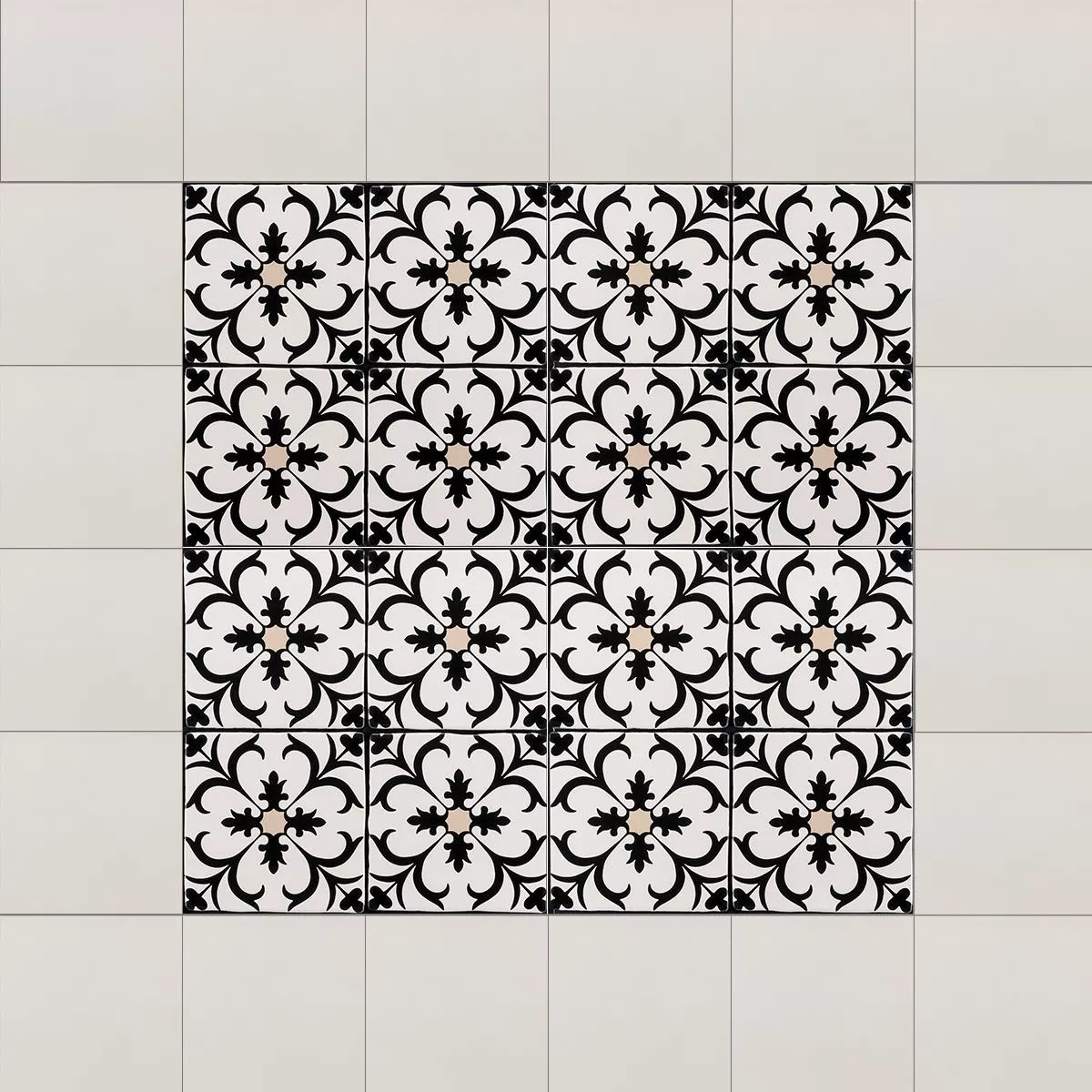 Porcelain Stoneware Tiles Ornamenti Basic Tile Blanc