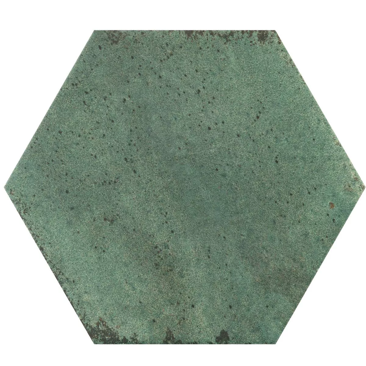 Floor Tiles Arosa Mat Hexagon Emerald Green 17,3x15cm