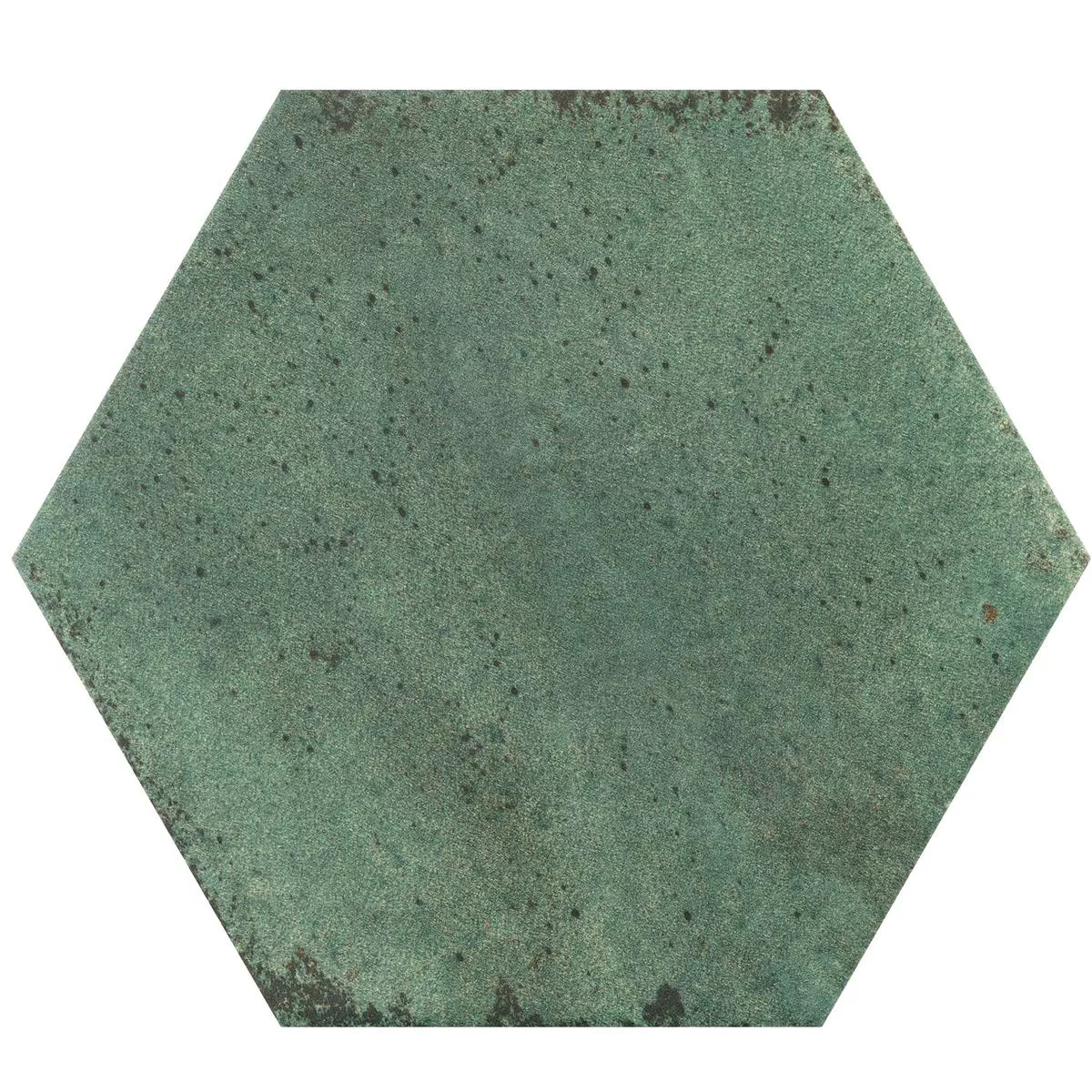 Floor Tiles Arosa Mat Hexagon Emerald Green 17,3x15cm Floor Tiles Arosa Mat Hexagon Emerald Green 17,3x15cm