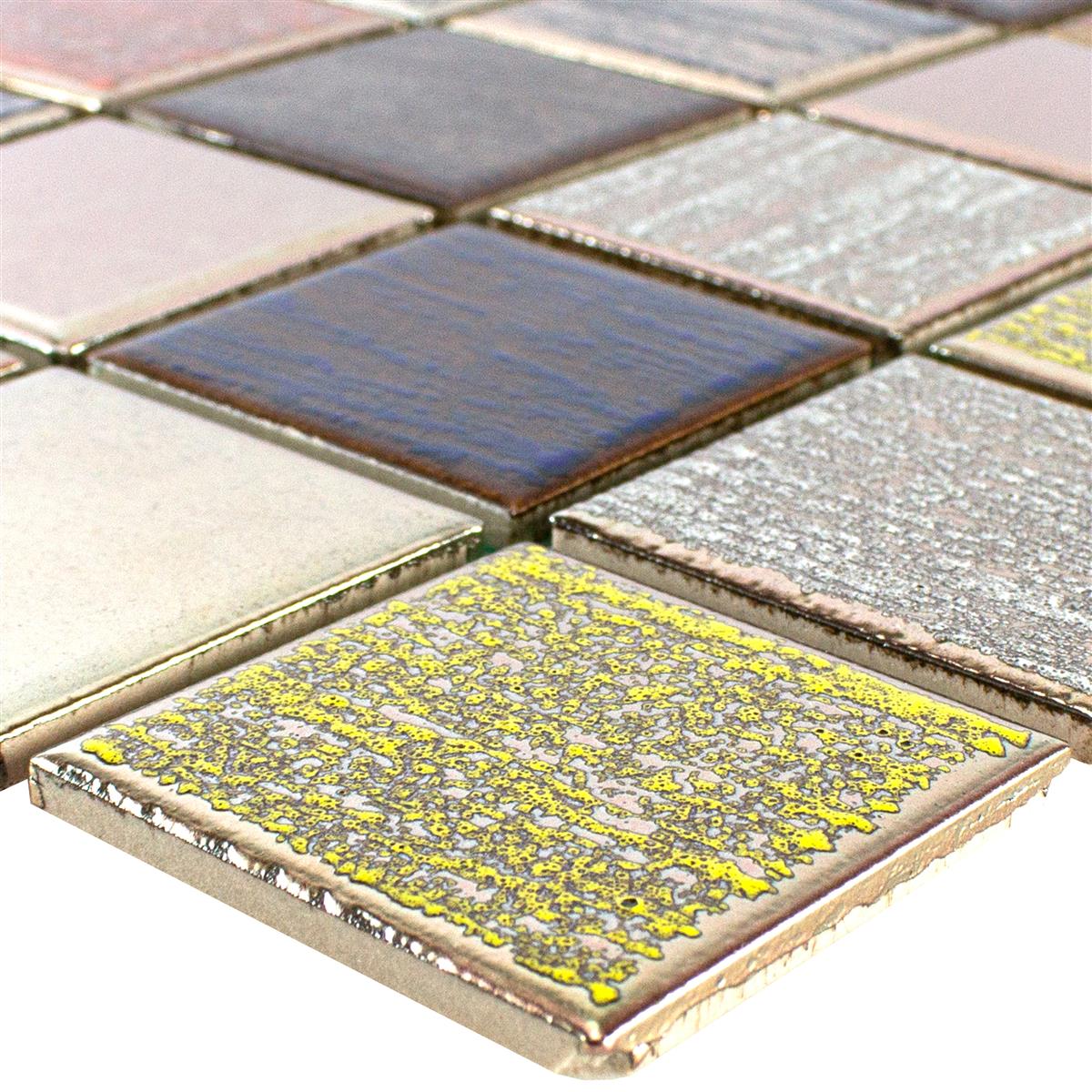 Ceramic Mosaic Tiles Aracati Colored