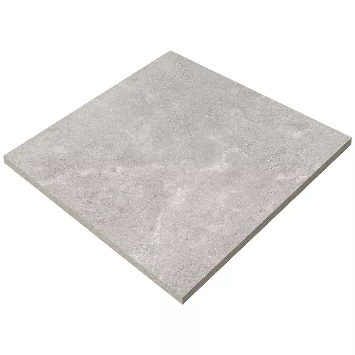Floor Tiles Bangui Stone Optic 60x60cm Silver