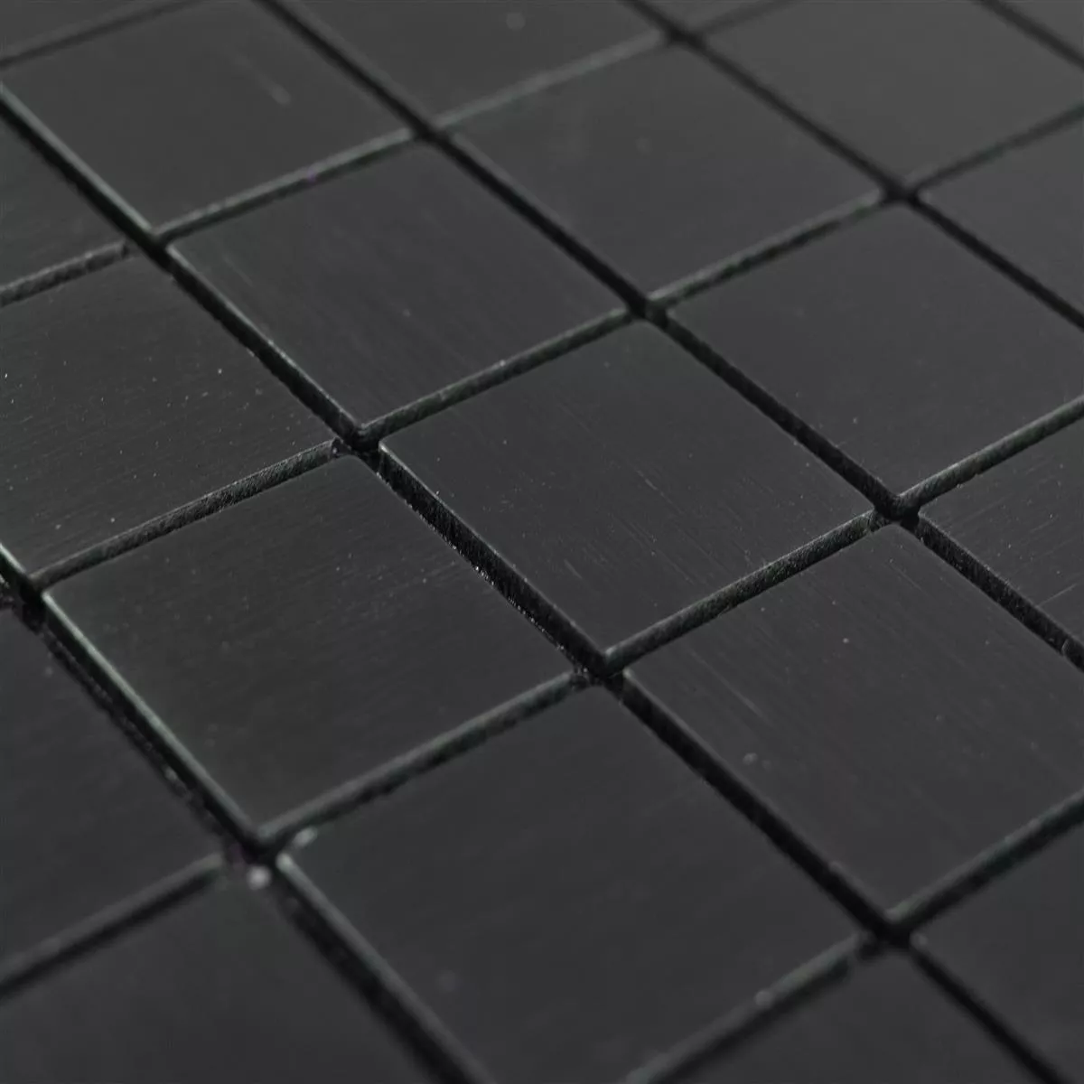 Πρότυπο από Mέταλλο Ψηφιδωτά Πλακάκια Wygon Aυτοκόλλητες Μαύρος 25mm