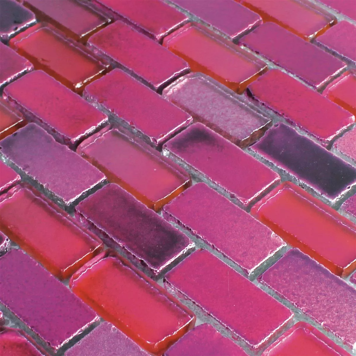 Muster von Glasmosaik Fliesen Lordsburg Violett