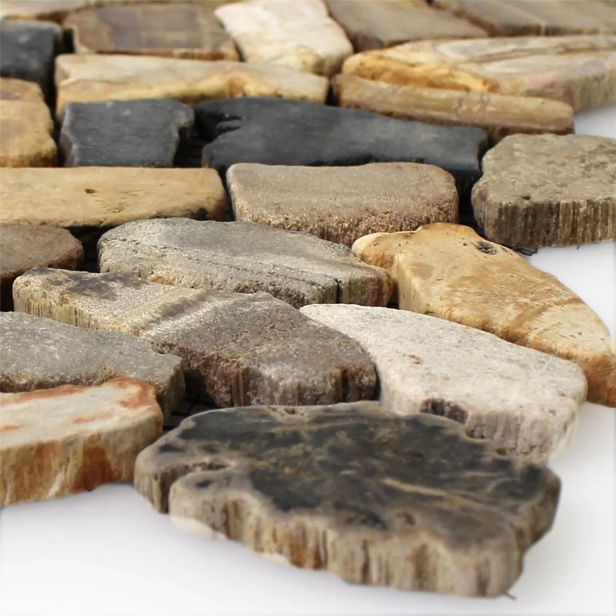 Plăci De Mozaic Fractură De Marmură Antic Oak Plăci De Mozaic Fractură De Marmură Antic Oak