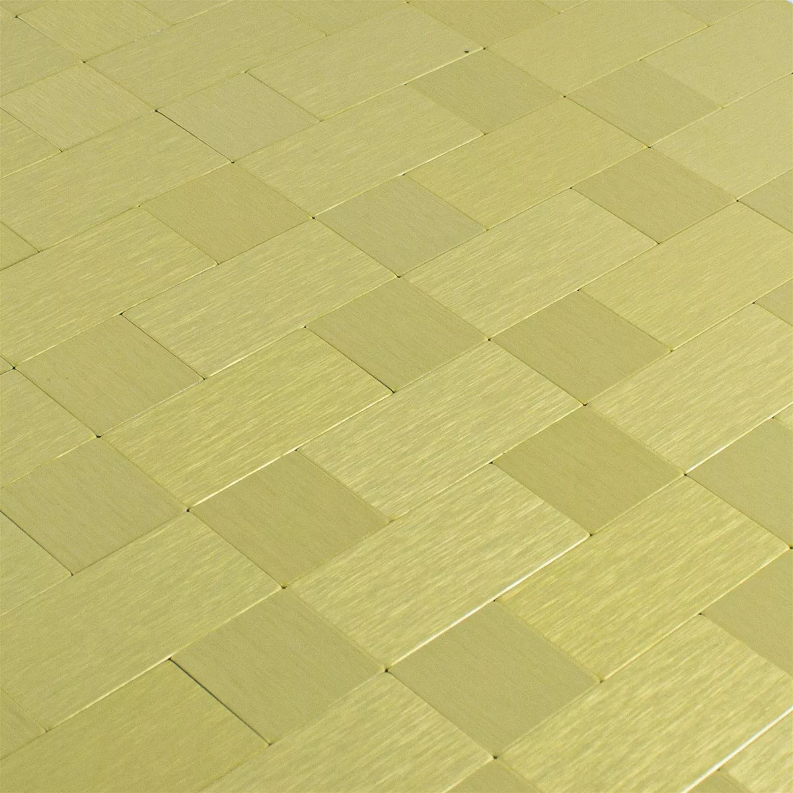 Vzorek z Mozaiková Dlaždice Kov Samolepicí Vryburg Zlatá Kombi